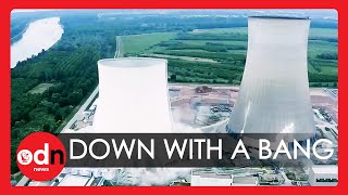 Spectacular Demolition of Nuclear Power Plant in Germany