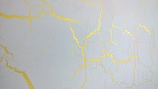 Нанесение декоративной краски с эффектом кракелюра