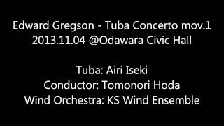 Edward Gregson - Tuba Concerto (w/Wind Orchestra) mov.1 [Soloist: Airi Iseki] (Audio Only)
