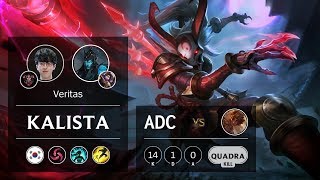 Kalista ADC vs Taliyah - KR Grandmaster Patch 9.7