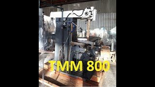 FDB TMM 800 широкоуниверсальный консольно горизонтально вертикально фрезерный станок по металлу фдб