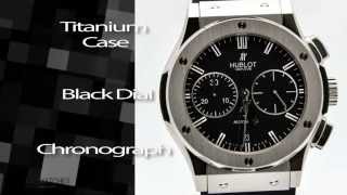 Hublot Classic Fusion Titanium Chronograph Auto Watch