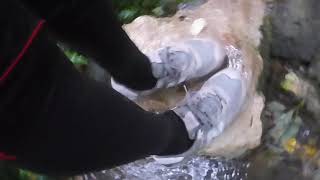 Outdoor fun while mountain biking - wet and muddy NB