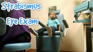 PEDIATRIC STRABISMUS PRE-OP EXAM FOR SECOND CORRECTIVE DOUBLE EYE SURGERY | MOM VLOG