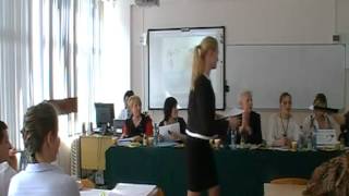 Защита дипломов. Выступает Валерия Муханова.2