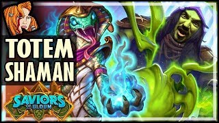 OMG TOTEM SHAMAN IS REAL?! - Saviors of Uldum Hearthstone