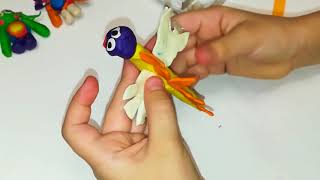 Дракон из пластилина Мастер-Класс / Лепим игрушку