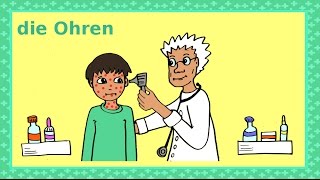 Deutsch lernen: Arzt, Krankenhaus + Apotheke - German for beginners: at the doctor's