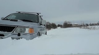 Мицубиши Паджеро Спорт по снегу