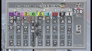 20200210【豊橋競輪】G1　読売新聞社杯全日本選抜競輪　11R　S級準決勝