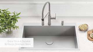 Kraus Pax™ накладные кухонные мойки