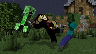 Minecraft*EVİNİZİ 100 TANE ZOMBİ ADAM BASARSA!