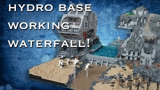 Lego Star Wars Hydro Base | Working Waterfall MOC