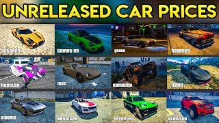 GTA Online Doomsday DLC: All Unreleased Car Prices, Gameplay & Release Order