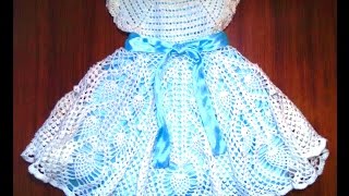 Нарядное белое платье. Часть 1. Кокетка.(attire baby dres)
