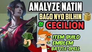 ANALYZE MUNA NATIN SI CECILION BAGO NYO SYA BILHIN | CECILION'S IN DEPTH GUIDE AND ANALYSIS