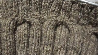 Вязание мужского свитера спицами   /   Узор   РЫБЬЯ  КОСТЬ    /  Двухстороннее вязание  /  Выпуск 1