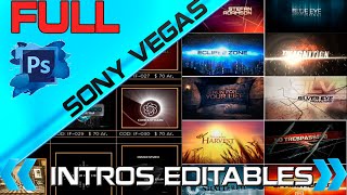 PACK DE INTROS EDITABLES PARA SONY VEGAS PRO 12 & 13 |2016