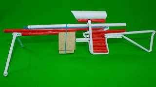 How to Make -Как сделать  Стреляющую Снайперскую винтовку из бумаги(AWP С 5 пулями)