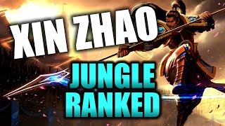 XIN ZHAO JUNGLA en RANKED ROTISIMO !!! (temporada 6)