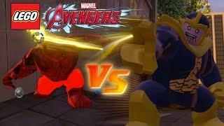 EPIC BATTLE! The Hulk vs Thanos - Lego Marvel: AVENGERS