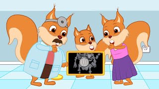 Famille d'Écureuil - Pastèque Dans L'estomac Animé 2021 en Français
