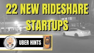 22 New Rideshare Startups You Should Know About