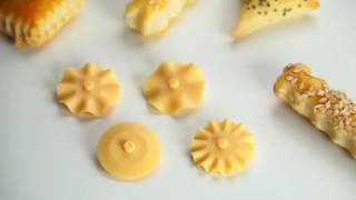 630019 Нож для теста с 4 сменными колесиками DELICIA