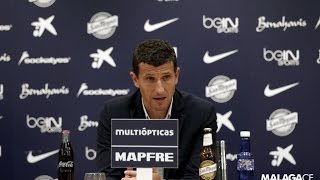 Javi Gracia: “Se nos ha ido un partido que no merecimos perder”