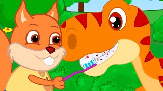 Famille d'Écureuil - Dentaire Pour Dinosaure Animé 2021 en Français
