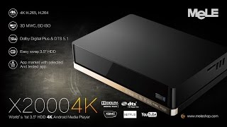 $149 MELE X2000 4K, Mstar9180D 4K Quad Core ARM Cortex-A9 3.5'' HDD