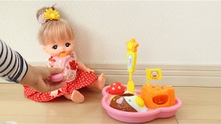 メルちゃんのキッズプレート　ごはん　おもちゃ　お世話　Mell-Cha Baby Doll Toy