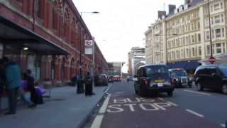 Cycling in London : Guilford St _ Theobald's Road _ Roseberry Av _ Farringdon Rd