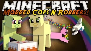 Minecraft Mini-Game : MODDED COPS N ROBBERS! MY LITTLE PONY!
