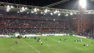 Finale Sampdoria - Genoa 3-1 DERBY DELLA LANTERNA N° 105 18/11/2012
