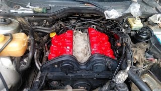 #carcityaвто =СТАВЛЮ АЛЮМИНИЕВЫЕ КРЫШКИ RED FERRARI НА OPEL ОМЕGA. 2.5L=®️