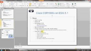 Cisco CSR1000v installation on ESXi 5.1 + SecureCRT - Part 1