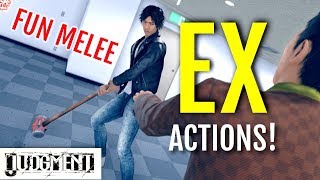 EX-ACTIONS showcase!! Hori Boss Fight (HARD Difficulty) | Judgment