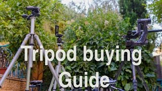 LensVid Exclusive: The Ultimate Tripod Buying Guide