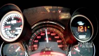 Yamaha T-Max 500 Turbo 0-160 and nearly top speed.
