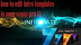 how to edit intro templates in sony vegas pro 14