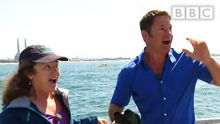 Live interview interrupted by Blue Whale - Big Blue Live: Episode 3 - BBC One