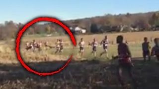 Watch Shocking Moment College Runner Gets Hit By Deer During Race