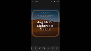 How to use Lightroom Mobile Presets