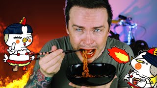 МУКБАНГ! Огненная лапша. Самая острая лапша в моей жизни