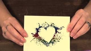 How to Make Quick Cards using Graphic Stock Images and Deco Foil