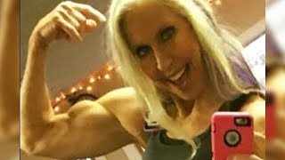62 years young muscle woman Debbie Crall