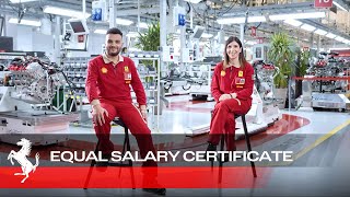 Palmina and Giovanni - Ferrari Equal Salary Certificate