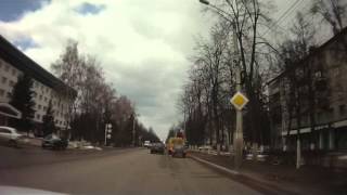 Дорога от автовокзала до перекрестка Ленина-Гагарина