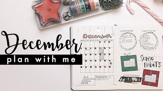 plan with me | december 2017 bullet journal set up